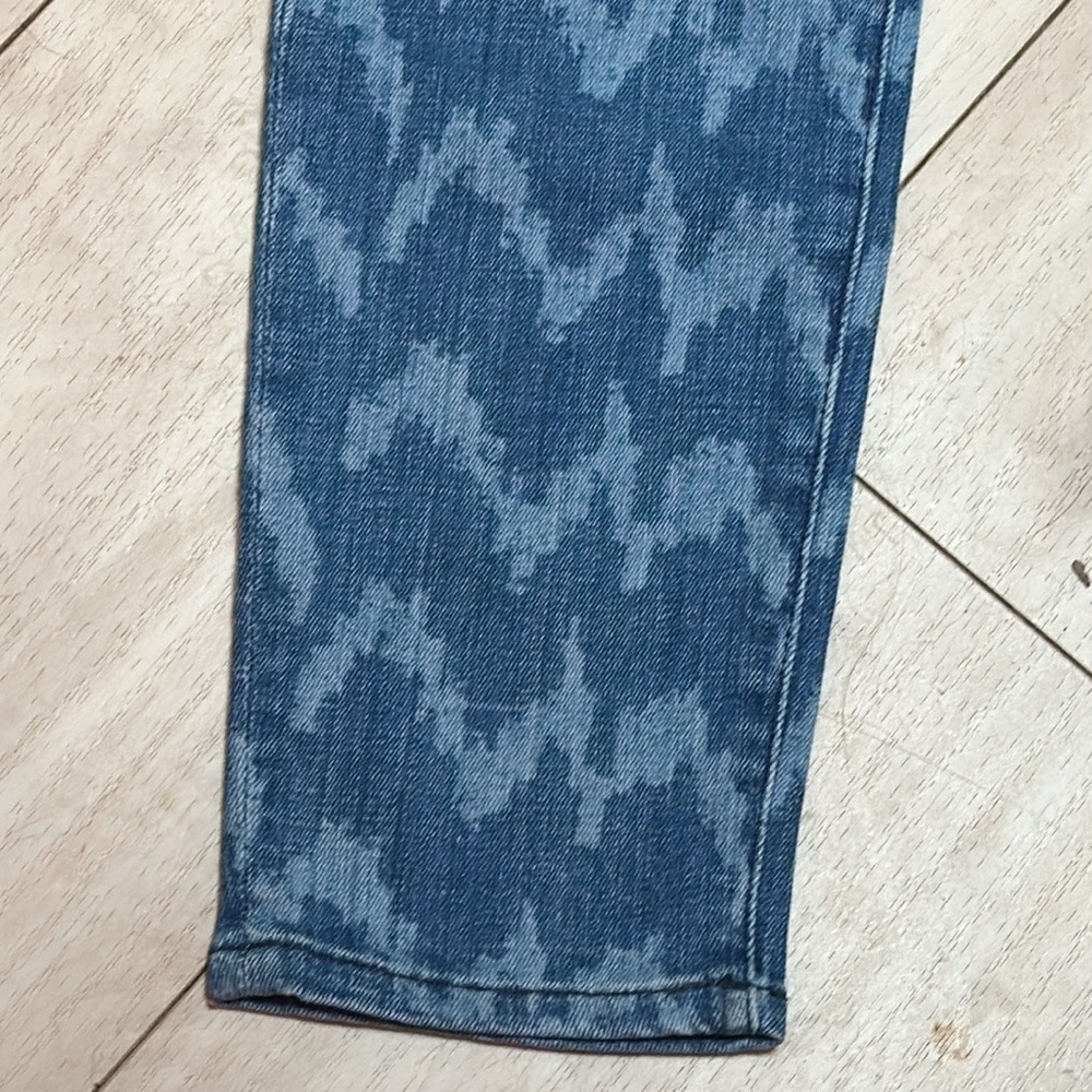 ❤️7  For All Mankind 💙Chevron Cropped Jeans NWT! Size 25 - Picture 13 of 17
